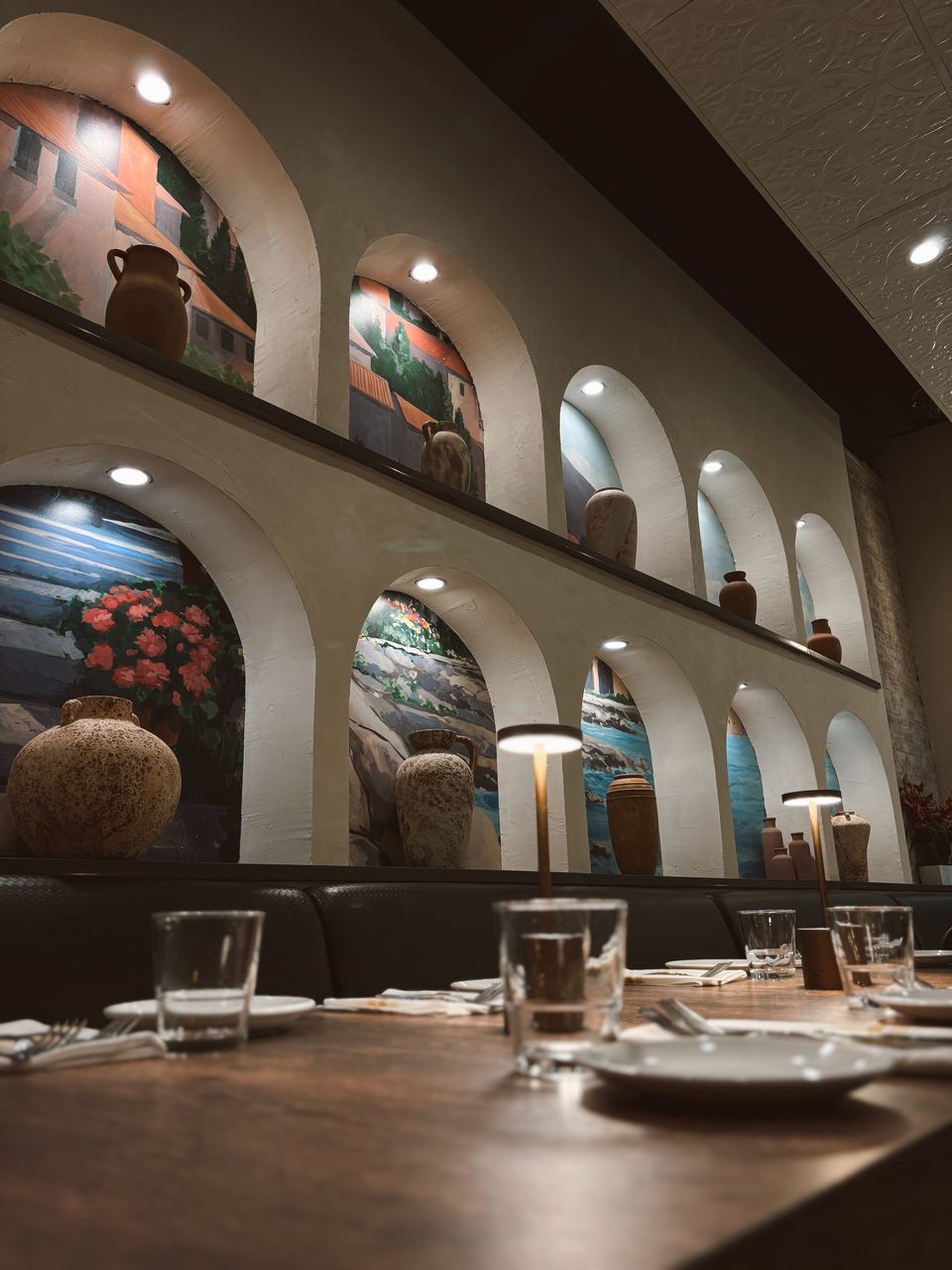The dining room